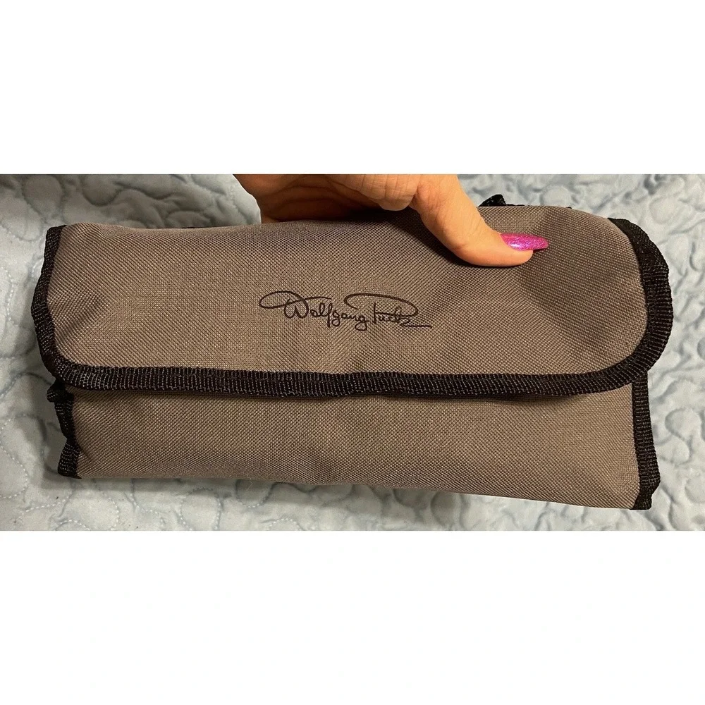 Wolfgang Puck Roll Up Carrying Case Garnish Bar Set No Scissors